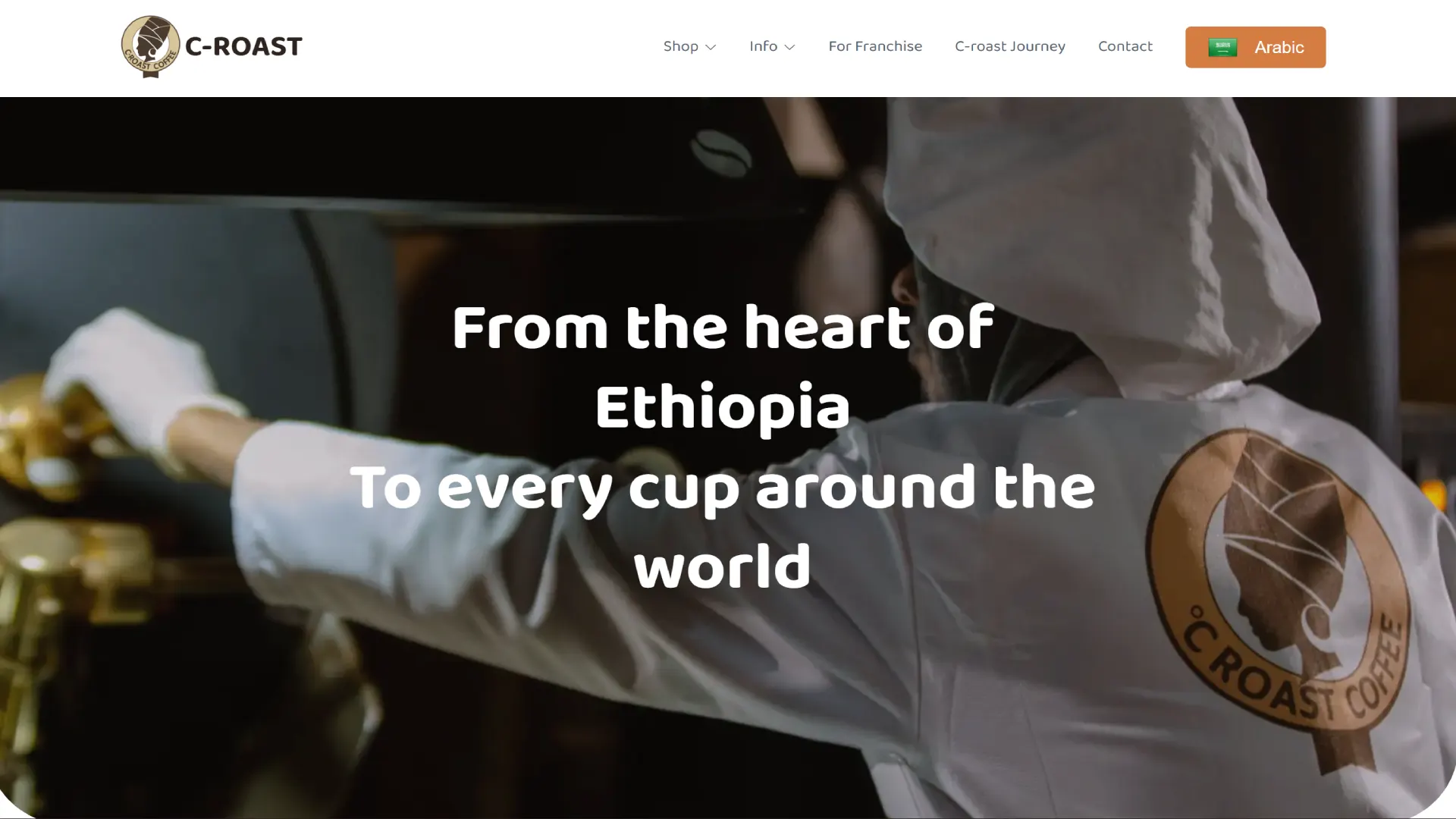 Croast Coffee website project by Happy Creatives